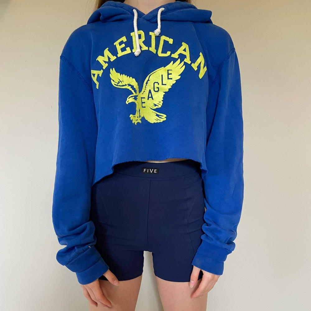 Blue American Eagle Hoodie (M)